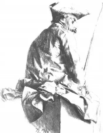 阿尔道夫门采尔素描作品赏析,阿尔道夫门采尔简介