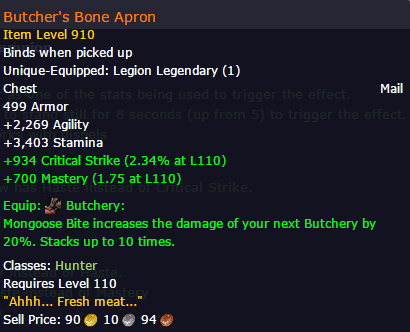 魔兽测试服:职业橙装补齐通用橙继续加强