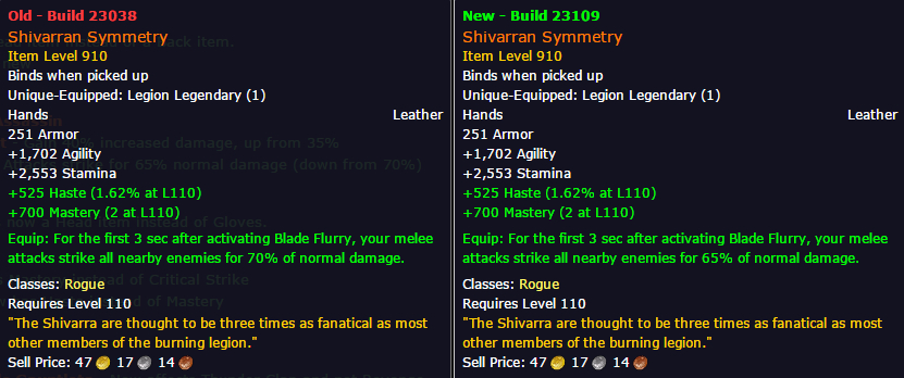 魔兽测试服:职业橙装补齐通用橙继续加强