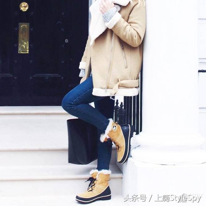 穿着不臃肿的雪地靴,雪地靴怎么穿不胖