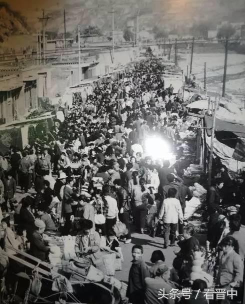 70年代灵石县老旧城,回忆消失的老街道