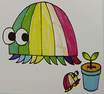 小学生儿童蜡笔画创意,儿童蜡笔创意画作品小班