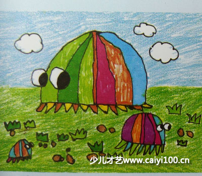 小学生儿童蜡笔画创意,儿童蜡笔创意画作品小班