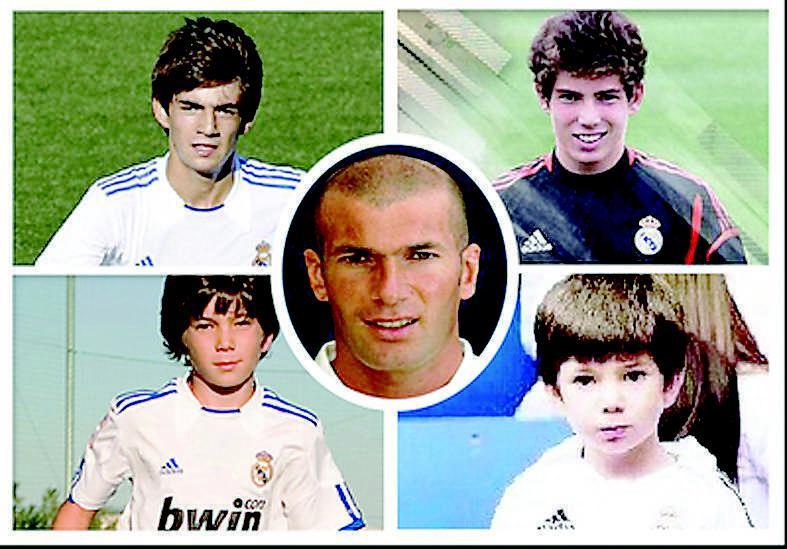 谁说星二代都是纨绔子弟？看齐达内家族四子如何占领皇马！