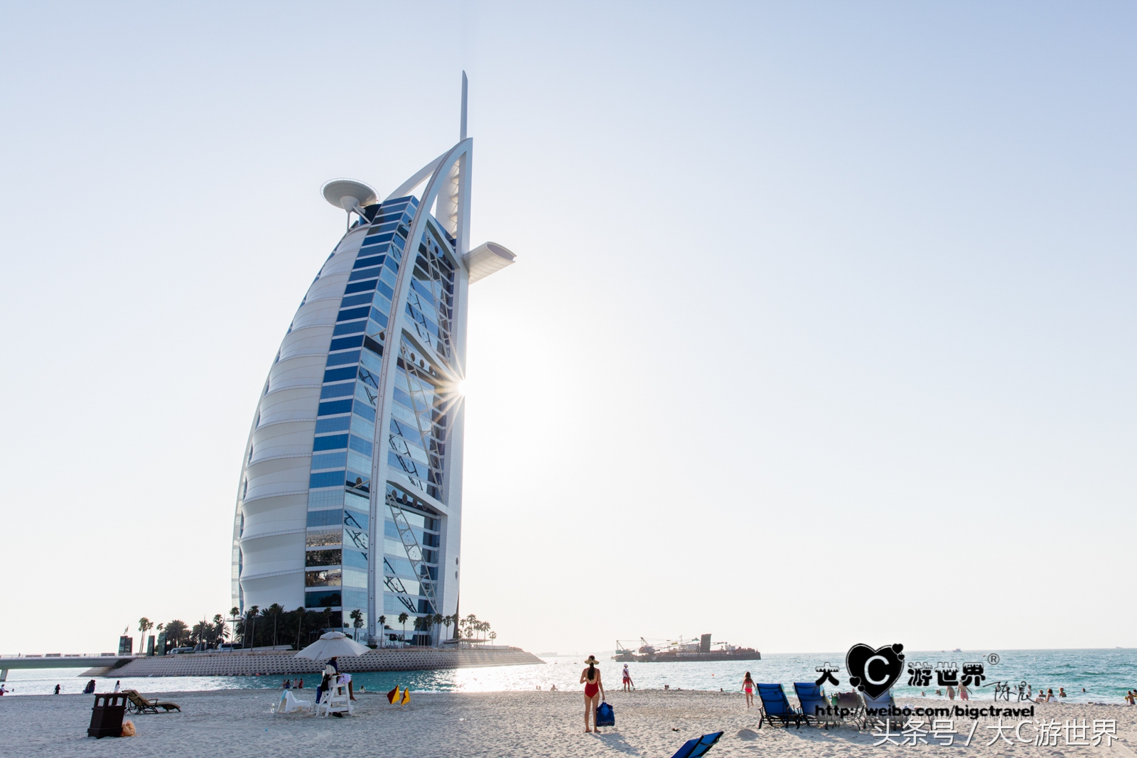 旅游的中国夫妻住迪拜帆船酒店,住迪拜帆船酒店攻略