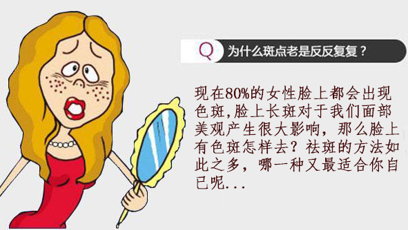 斑斑怎么护肤,解救双面斑斑
