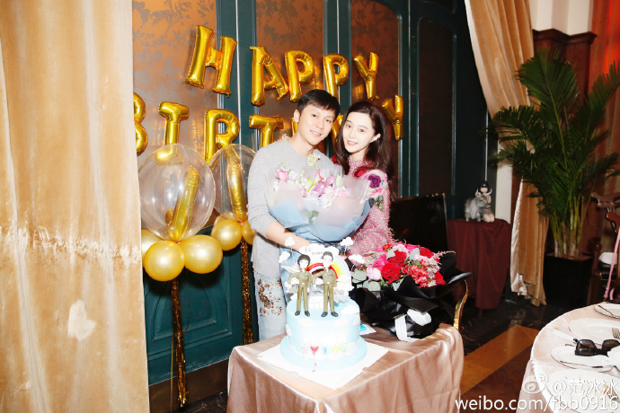 范冰冰为李晨庆生图片,李晨和范冰冰素颜照片