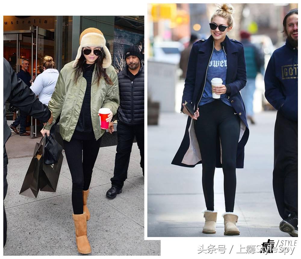 穿着不臃肿的雪地靴,雪地靴怎么穿不胖