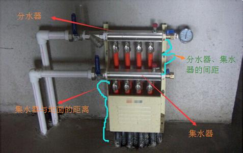地暖上水管和下水管接错了,地暖分水器安装全套视频教学