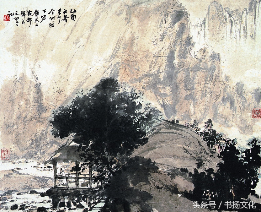 民国山水人物画欣赏,当代著名山水画大师作品