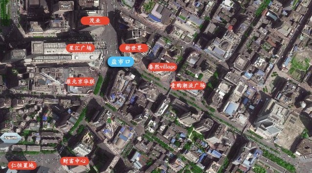 我知道盐市口这个商场没那么好，但就是打了五星