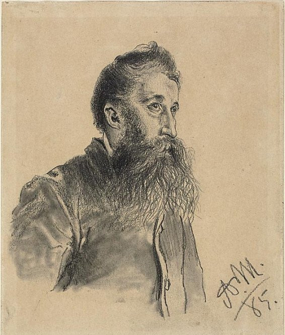 阿尔道夫门采尔素描作品赏析,阿尔道夫门采尔简介