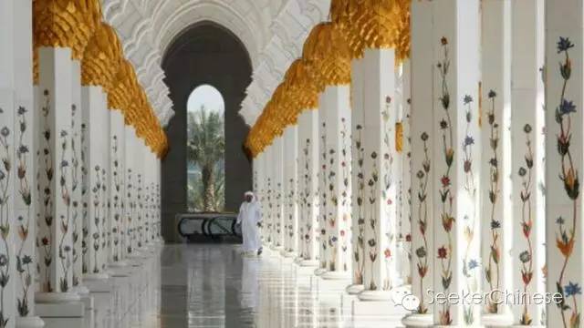 阿联酋清真寺夜景一千零一夜,阿联酋阿布扎比扎耶德清真寺