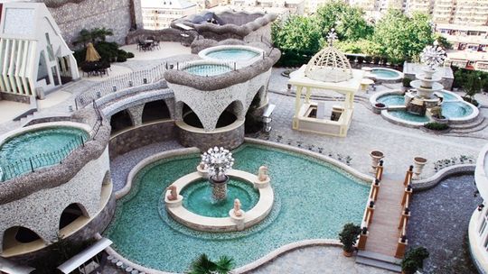 石家庄周边室外温泉,白鹿温泉距离石家庄多远