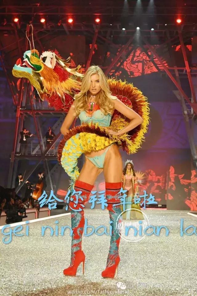 今年的维密秀,维密红高粱