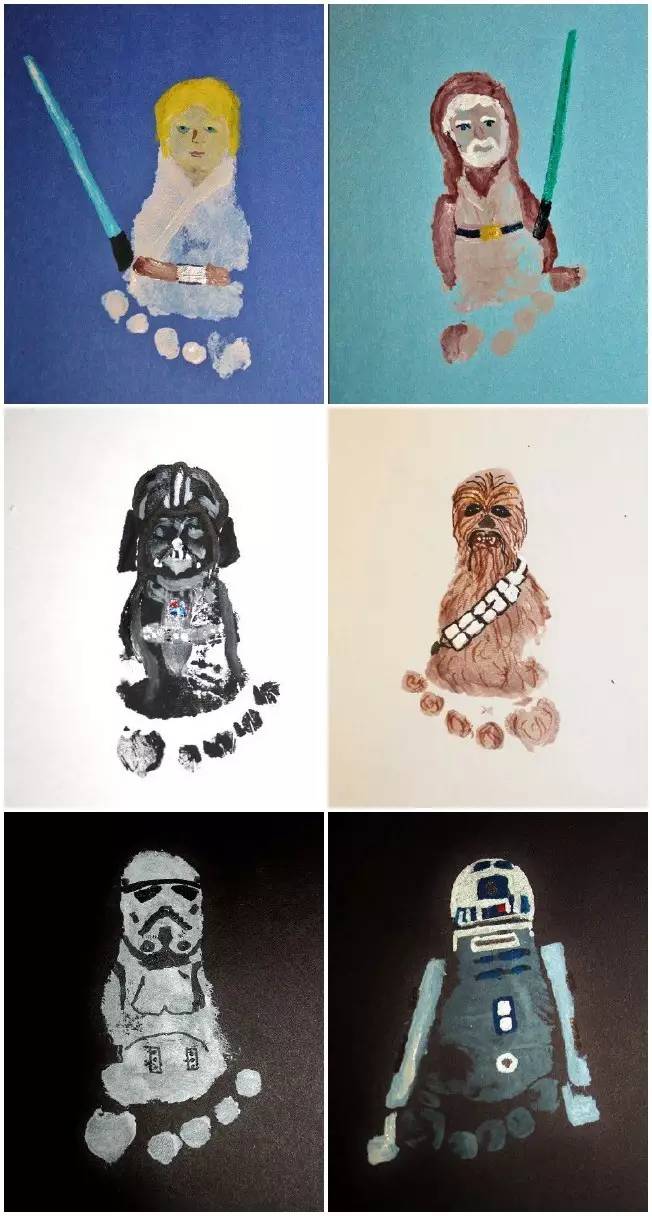 幼儿动物涂鸦画,儿童手工贴纸画动物