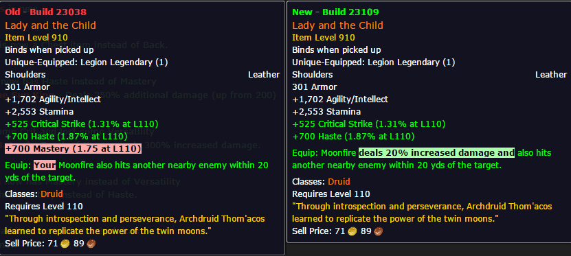 魔兽测试服:职业橙装补齐通用橙继续加强