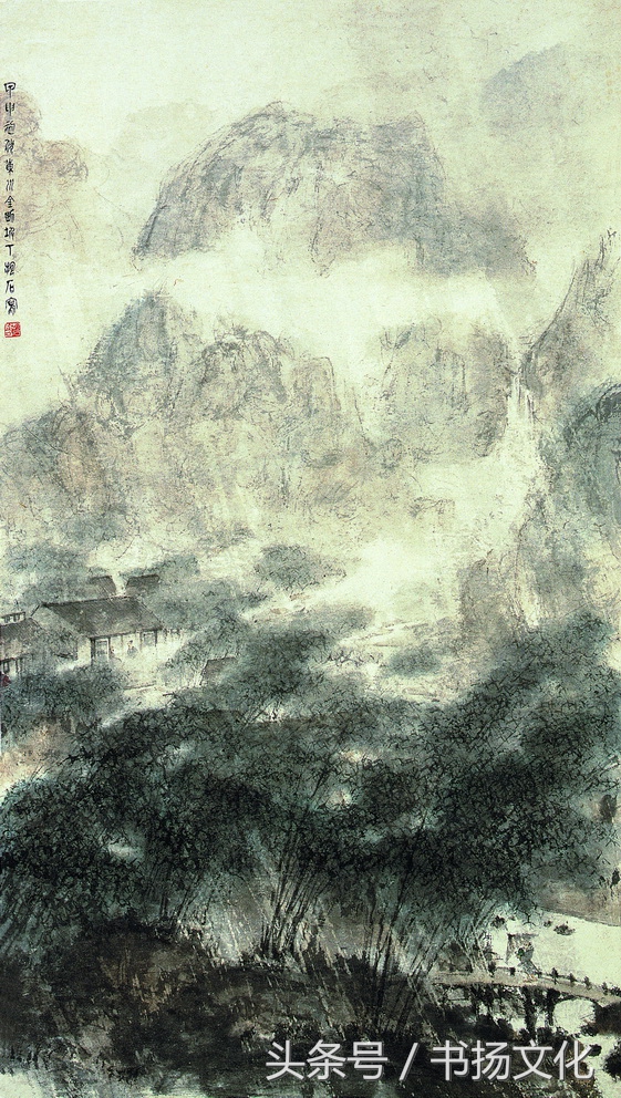 民国山水人物画欣赏,当代著名山水画大师作品