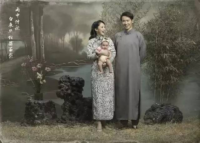 旗袍摄影拍戏,旗袍摄影老照片