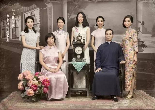 旗袍摄影拍戏,旗袍摄影老照片