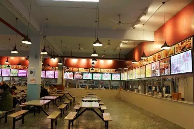 成都锦城学院大学最大食堂,川大锦城学院7个食堂