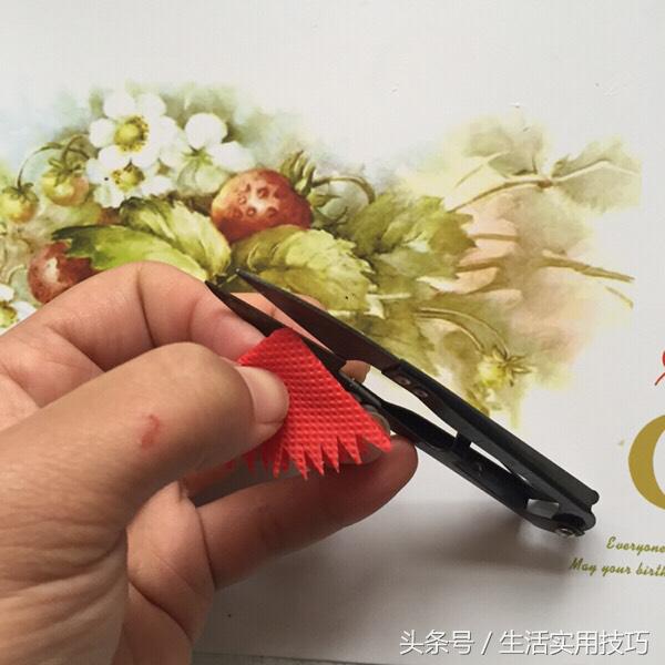 购物袋变废为宝康乃馨,购物袋做鲜花教程