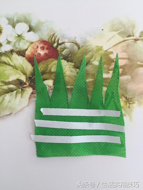 购物袋变废为宝康乃馨,购物袋做鲜花教程