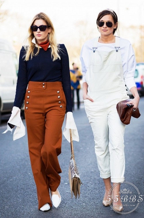 水手裤合集,水手裤直筒裤