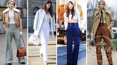 水手裤合集,水手裤直筒裤