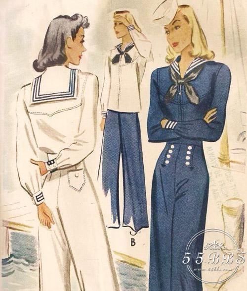 水手裤合集,水手裤直筒裤