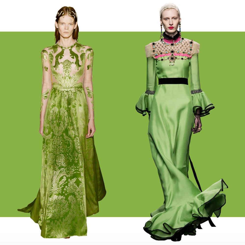 2017年的流行色草木绿,2022年的春季流行色