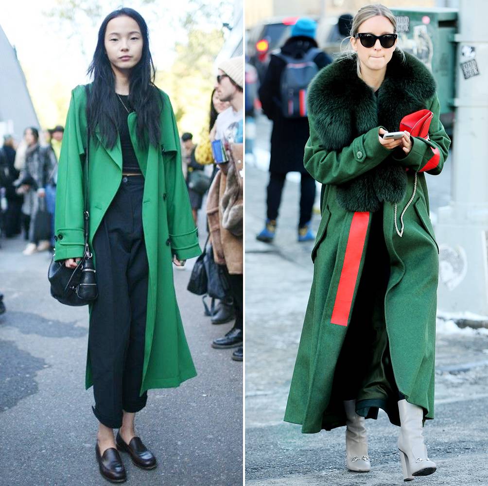 2017年的流行色草木绿,2022年的春季流行色