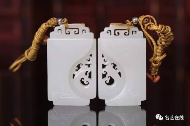 龙凤佩方形,龙凤佩岫玉首饰