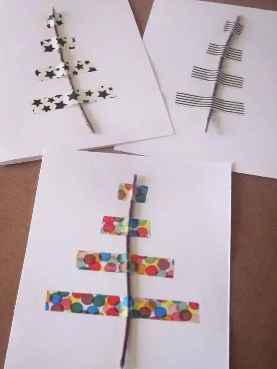 圣诞贺卡手工简单幼儿园,圣诞贺卡简单又漂亮送给闺蜜立体