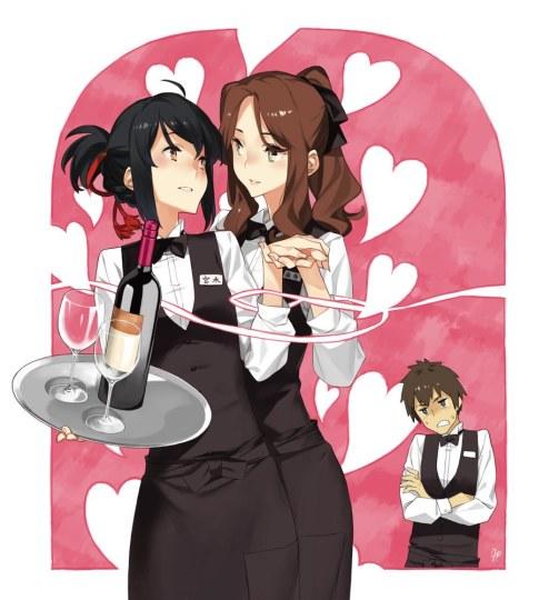 话题你的名字,你的名字怎么排出来