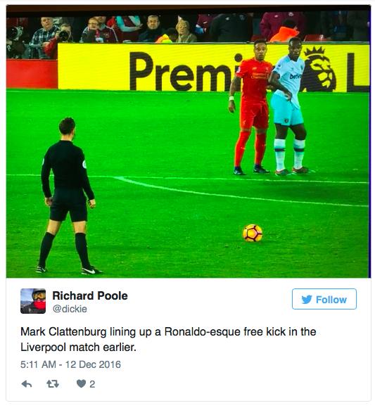 c罗远射摆出招牌动作,c罗庆祝动作滑跪曼联