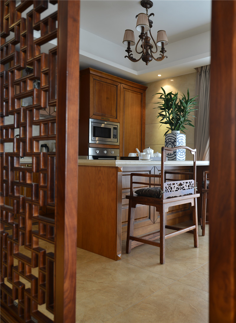 法式别墅红木装修,新中式装修红木家具别墅