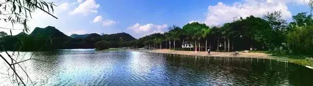 人工沙滩柳州,柳州金沙角人工海滩