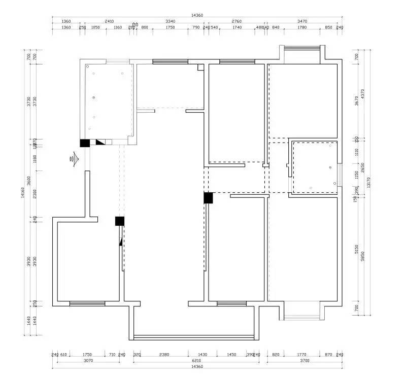 三室两厅一家五口三代人怎么住,三代同堂住什么房子最舒服