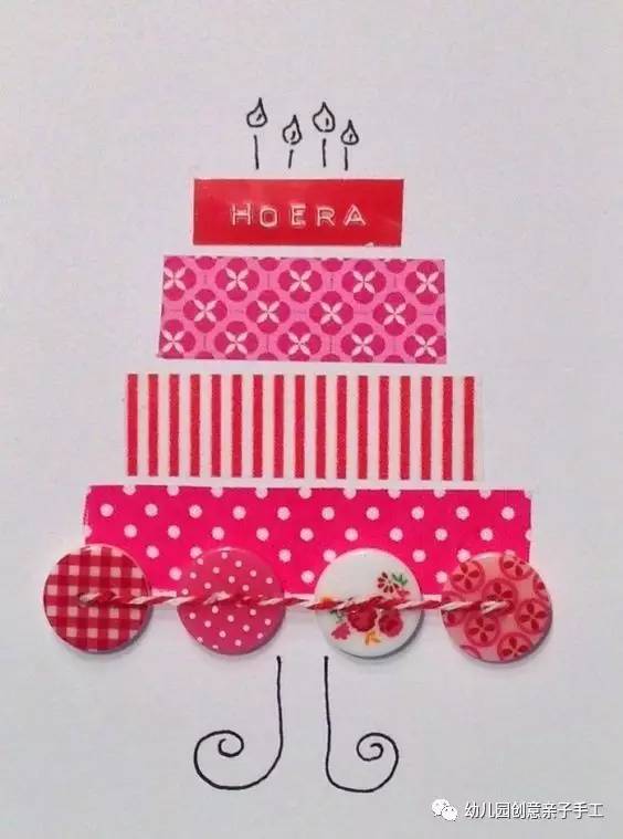 生日贺卡手工制作happybirthday,幼儿生日贺卡手工制作大全