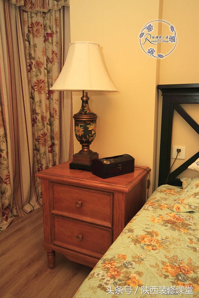 美式简约风硬装软装19万,10万硬装小户型复古风