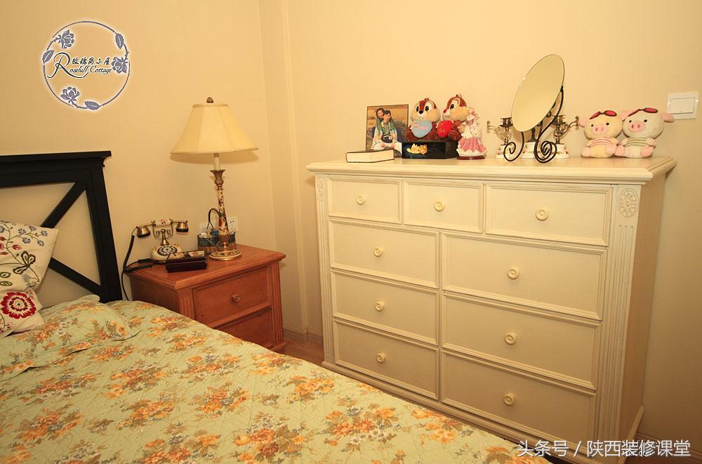 美式简约风硬装软装19万,10万硬装小户型复古风