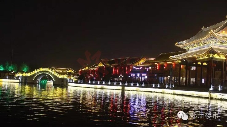 情怀成就,建业七盛角点亮开封古城之夜