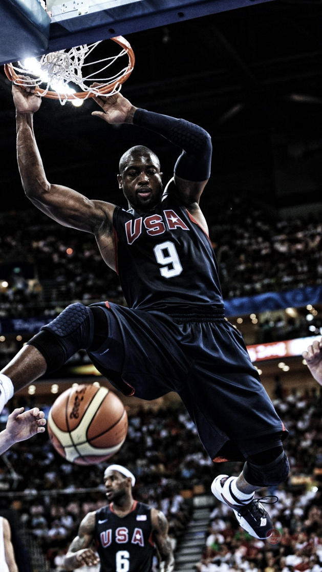 nba球星篮球壁纸,篮球明星壁纸韦德