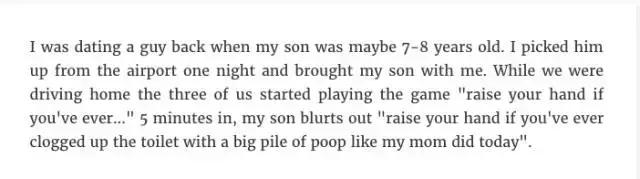 是尴尬得当时恨不得钻进地那种