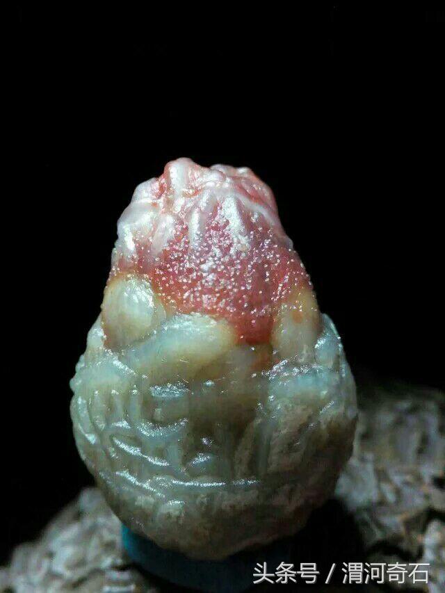 戈壁玛瑙温润如玉,心脏型戈壁玛瑙