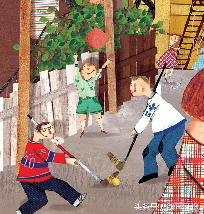 西班牙插画师jana儿童插画,欧美著名插画师人物插画作品