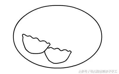 春节灯笼鞭炮简笔画,新年娃娃拿鞭炮简笔画