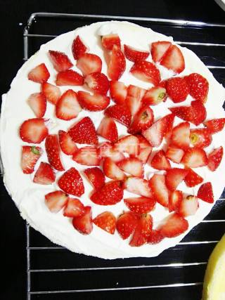 草莓酸奶蛋糕电饭煲,草莓覆盆子酸奶蛋糕