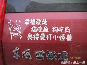 搞笑车贴标语纸网红爆款,搞笑车贴标语